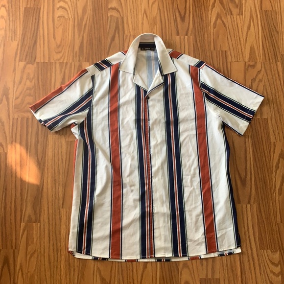 Men’s Striped Button Down - Picture 2 of 2